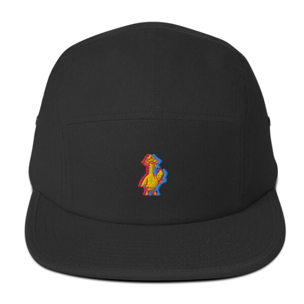 Psychogoose embroidered logo Five Panel Cap - Image 3