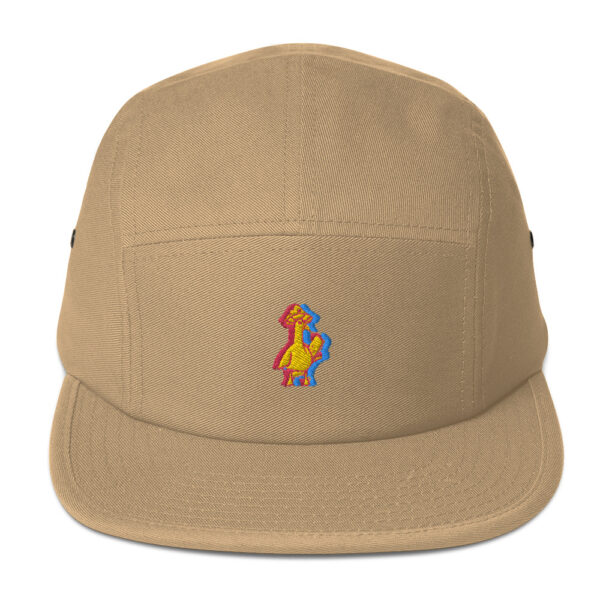 Psychogoose embroidered logo Five Panel Cap - Image 7
