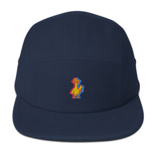 Psychogoose embroidered logo Five Panel Cap