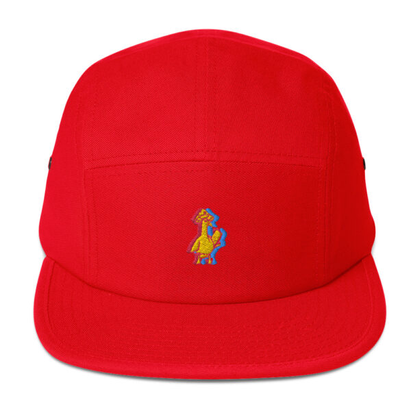 Psychogoose embroidered logo Five Panel Cap - Image 5