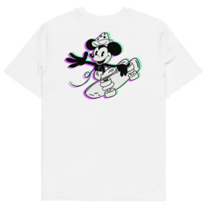 Steamboat skate mouse Embroidered Urban tee