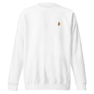 The apple man Embroidered Sweatshirt