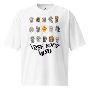 Lose your mind Oversized heavyweight t-shirt