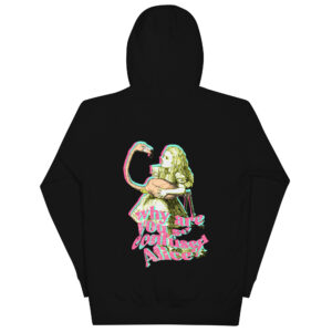 Why are you so confused alice? Embroidered Urban Hoodie