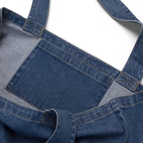 Psychogoose Organic denim tote bag - Image 2