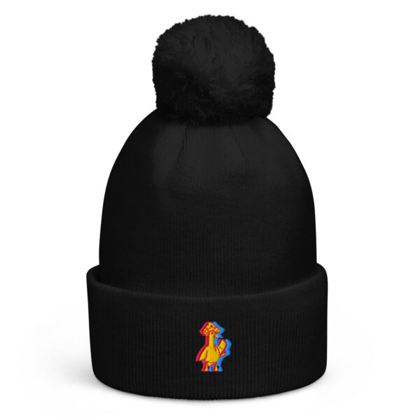 Psychogoose Pom pom beanie