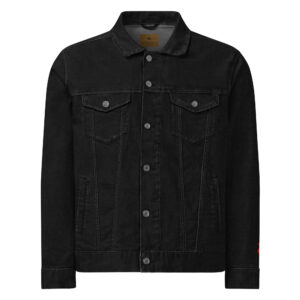 Psychogoose red unisex denim jacket