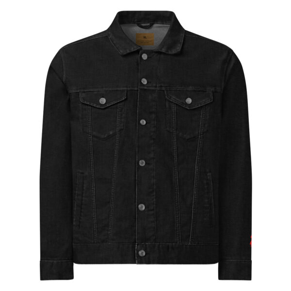 Psychogoose red unisex denim jacket