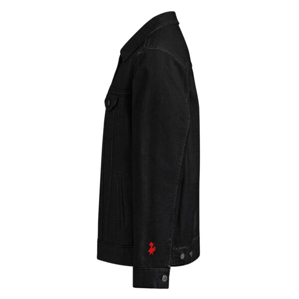 Psychogoose red unisex denim jacket - Image 2
