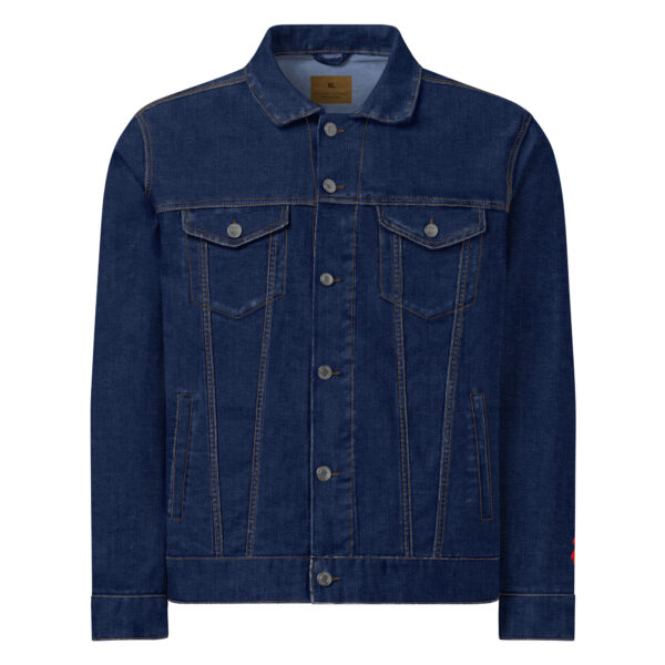 Psychogoose red unisex denim jacket - Image 3