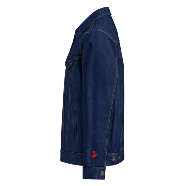Psychogoose red unisex denim jacket - Image 4