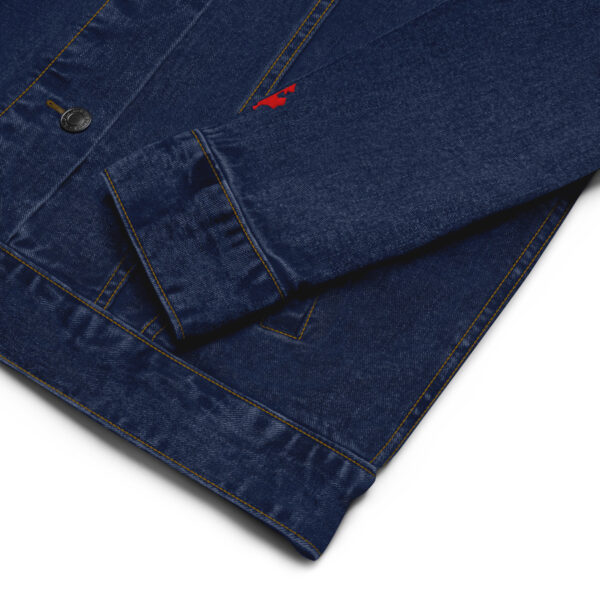 Psychogoose red unisex denim jacket - Image 5