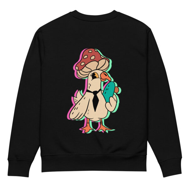 Psychogoose cartoon unisex eco sweatshirt - Image 5