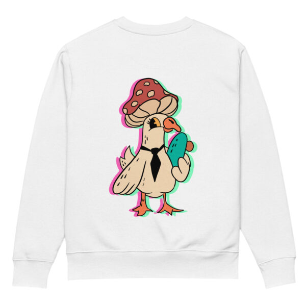 Psychogoose cartoon unisex eco sweatshirt