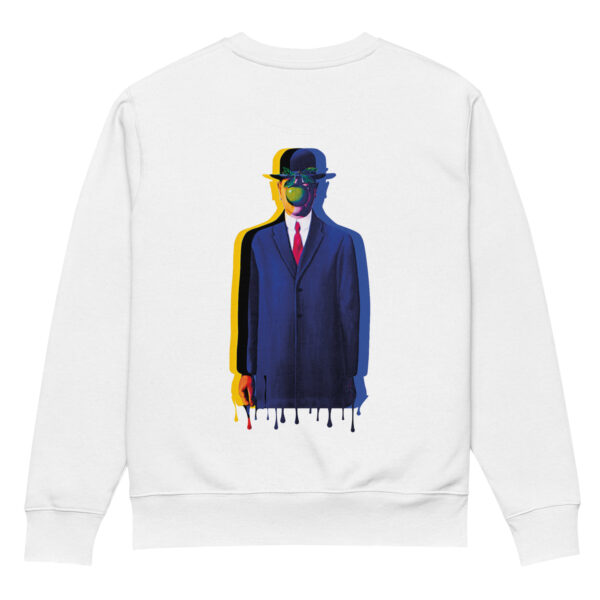The apple man Embroidered unisex eco sweatshirt - Image 5