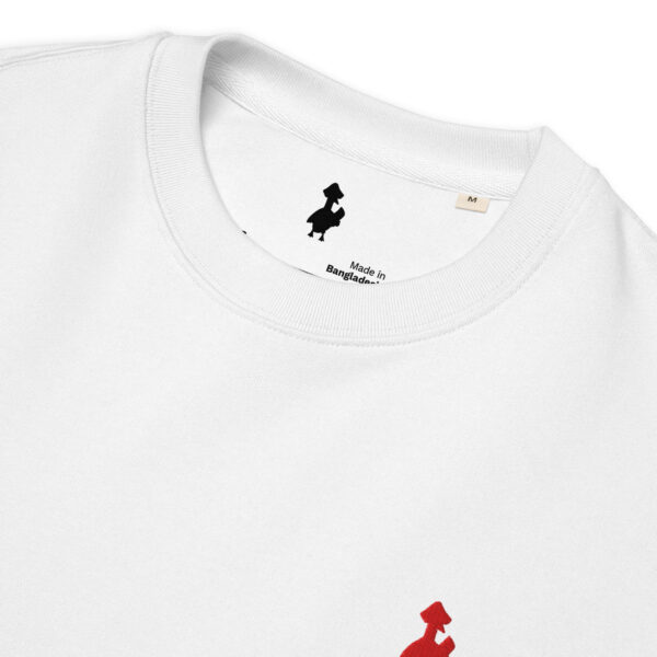 Psychogoose Embroidered unisex eco sweatshirt - Image 3