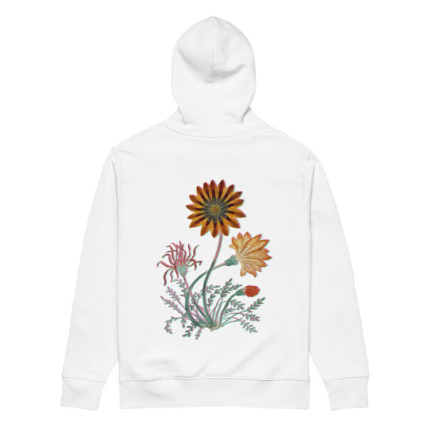 Gorteria diffusa Embroidered unisex essential eco hoodie