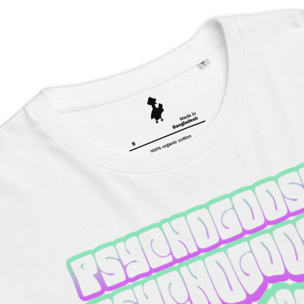 Mushroom Dreamscape unisex organic cotton t-shirt - Image 4
