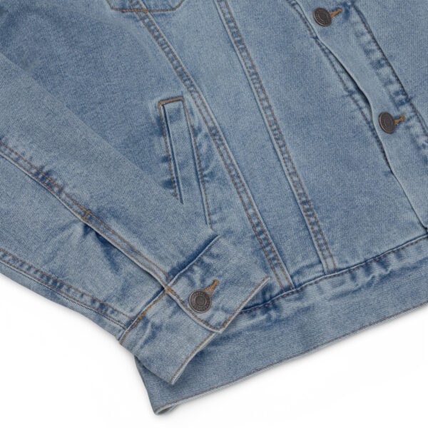 Psychogoose red unisex denim sherpa jacket - Image 5