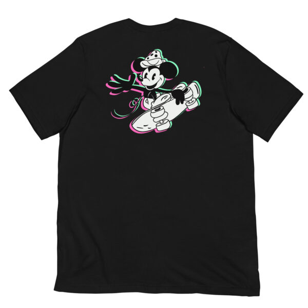 Steamboat skate mouse Embroidered Unisex t-shirt - Image 4