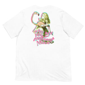 Why are you so confused alice? Embroidered Unisex t-shirt