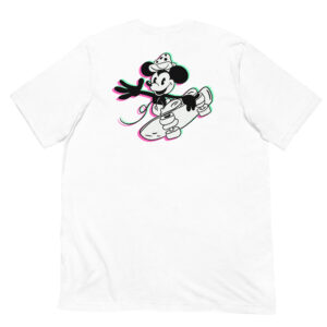 Steamboat skate mouse Embroidered Unisex t-shirt