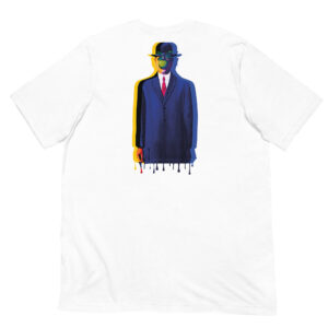 The apple man Embroidered Unisex t-shirt