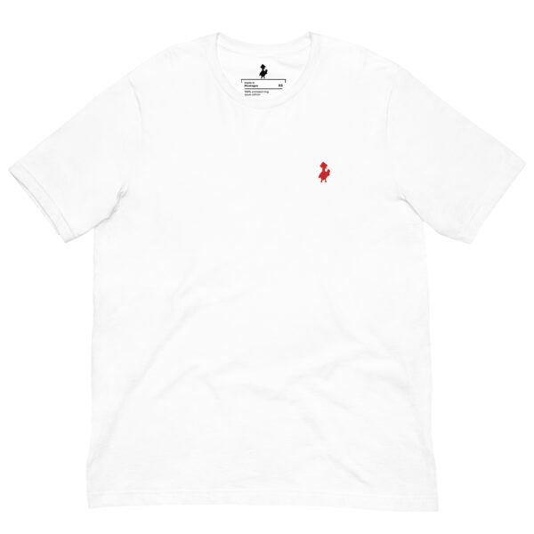 The apple man Embroidered Unisex t-shirt - Image 2
