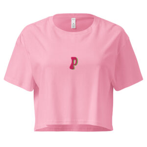 P logo Women’s crop top