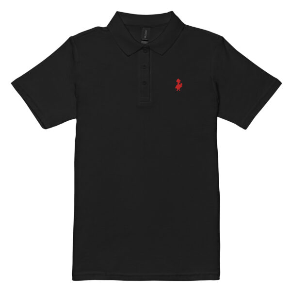 Women’s pique Psychogoose logo polo shirt - Image 2