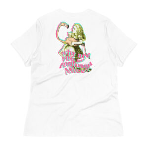 Why are you so confused alice? Embroidered Women's T-Shirt