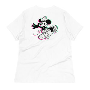 Steamboat skate mouse Embroidered Women's T-Shirt