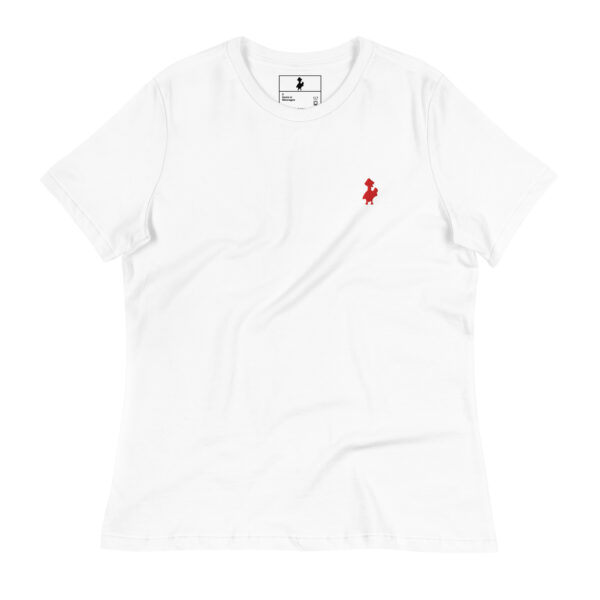 Psychogoose embroidered Women's Relaxed T-Shirt - Image 4