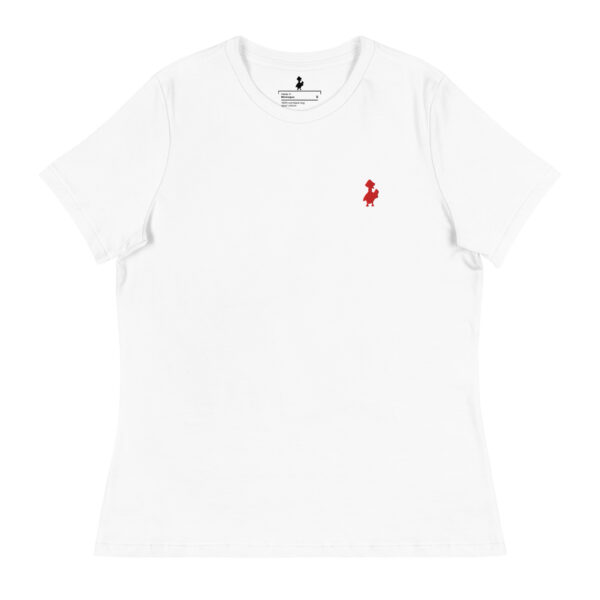 Embroidered Psychogoose logo Women's Relaxed T-Shirt - Image 2
