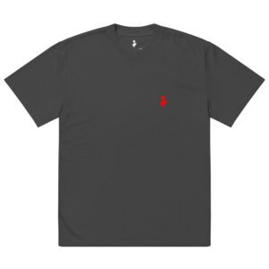 Psychogoose “Red Signal Goose” Oversized Tee