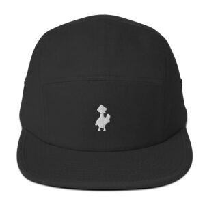 Psychogoose Five-Panel Camper Cap – “Not a Duck” White Logo Edition