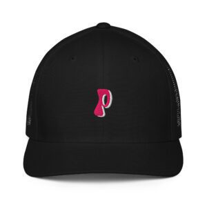 Psychogoose Flux Trucker Cap – Pink/White “P”